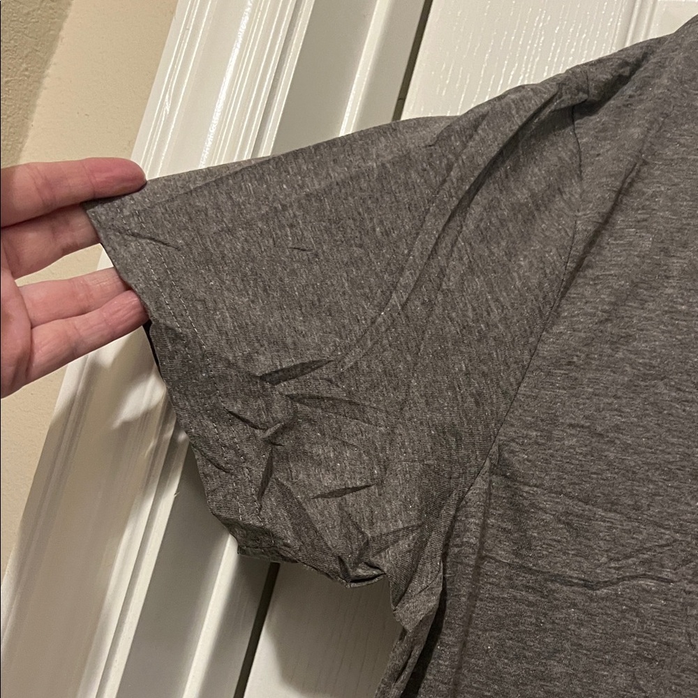 Crazy Dog Men’s Gray Graphic T-Shirt - Picture 4 of 6